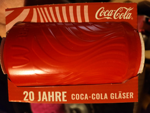 Coca cola glas dosenform - glas,