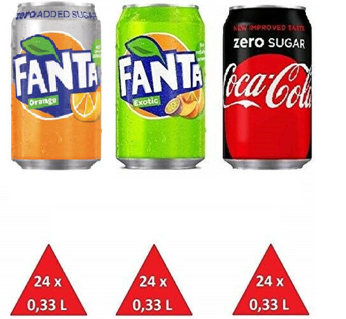 Coca cola zero fanta - cola, ,fanta