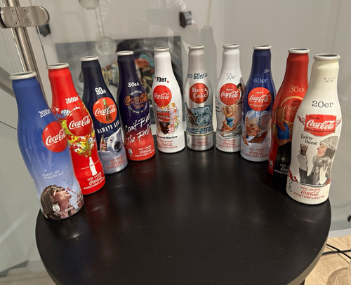Coca cola sammelflaschen - coca-cola, sammelflaschen-set