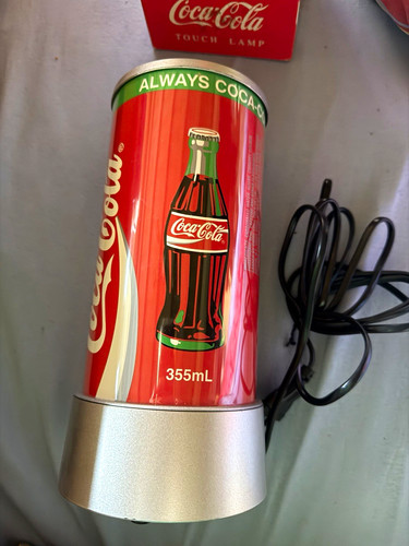 Vintage coca cola touch lamp - coca-cola,