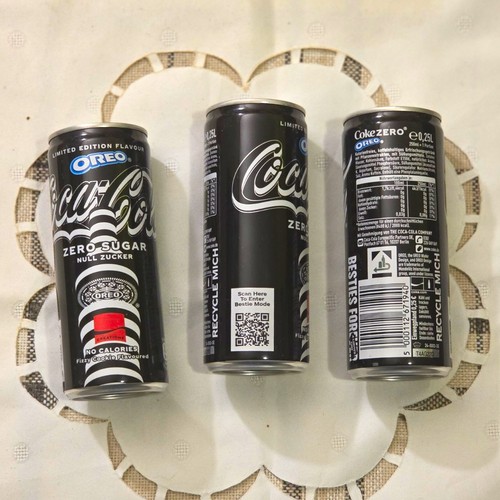Coca cola zero sugar oreo - sugar,