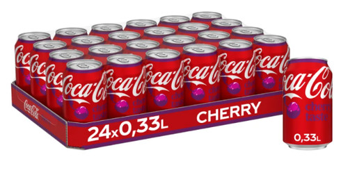 Coca cola cherry 24 x - cola,