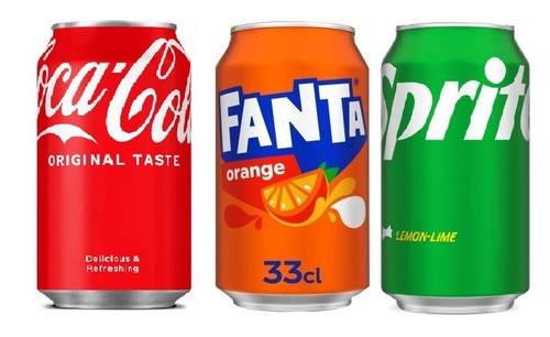 Coca cola fanta orange - cola,,