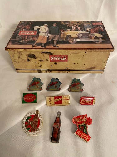 Coca cola vintage blechdose - coca-cola,